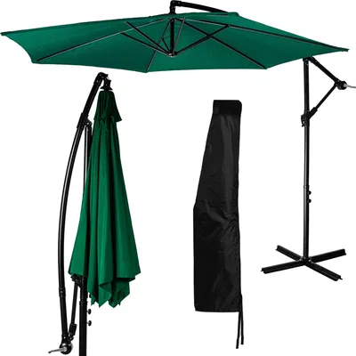 Produktbild von Stilista® Ampelschirm 300 cm Grün mit Cover