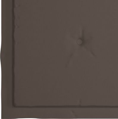 vidaXL Polštáře na zahradní židle 4 ks. Taupe 40x40x3 cm Oxford Fabric