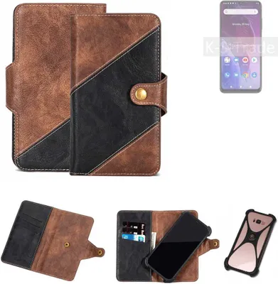 Produktbild von K-S-Trade Handyhülle Schutzhülle Bookstyle Case kompatibel mit Cubot P60 Klapphülle Cover Hülle Schutztasche 1x