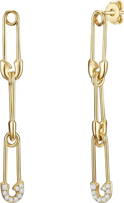 Produktbild von Glanzstücke München Ohrhänger Sicherheitsnadel Sterling Silber Zirkonia 50080401