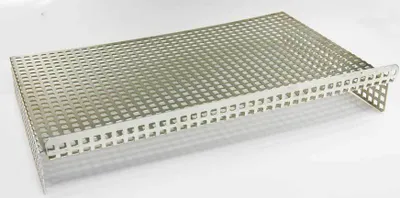 Produktbild von massives 2 mm starkes Lochblech 53 x 38 x 8 cm Ablagegitter Abtropfblech