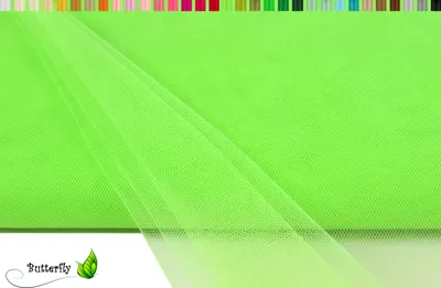 Produktbild von TÜLL Stoff 10m x 150cm, Farbauswahl:hellgrün 556
