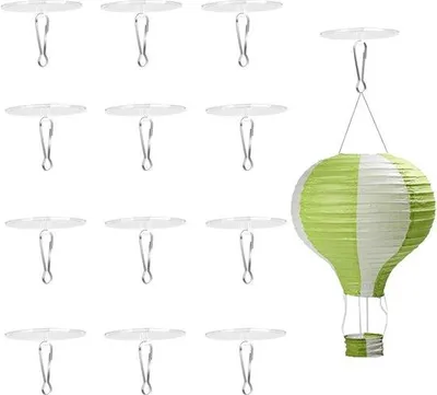 Immagine prodotto di Ganci adesivi da soffitto - Set da 100 pezzi - Senza forature - Per camera da letto e bagno - Ganci adesivi da soffitto trasparenti