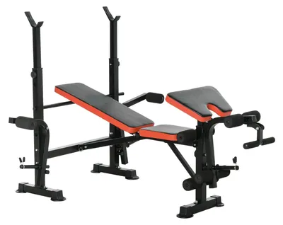 Obrázok produktu pre Fitness lavička – Posilovacia lavička – Lavička na silový tréning – Tréningová lavička – Lavička do posilňovne – Lavička s nastaviteľnou opierkou