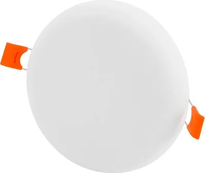 Image de LED line LITE LED Downlight Panneau encastrable Ledom Blanc Sans cadre Ø12cm 18W 1800lm Blanc neutre 4000K