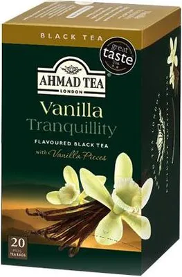 Produktbild von Ahmad Tea - Schwarzer Tee Vanillearoma 40g,  20 Beutel