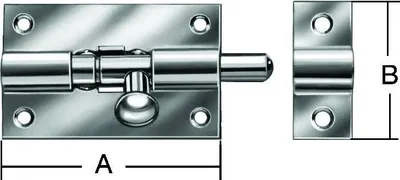 Immagine prodotto di Bullone Grendel con anello 55x35mm
