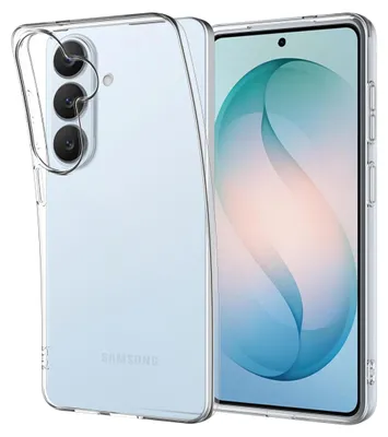 Image de Cazy Coque compatible avec Samsung Galaxy S26 Plus Coque en Silicone – Coque Flexible 100 % GRS – Transparent