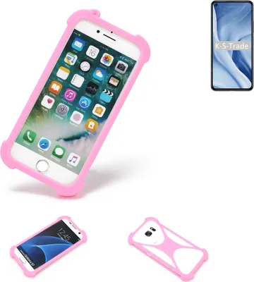 Produktbild von K-S-Trade Handy Hülle kompatibel mit Xiaomi 11 Lite 5G NE Schutz Hülle Bumper Silikon Schutz Hülle Cover Case Silikoncase Silikonbumper TPU