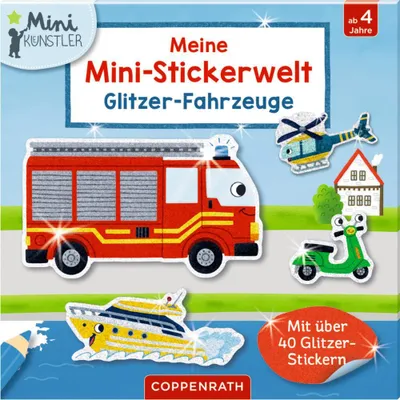 Produktbild von Meine Mini-Stickerwelt - Glitzer-Fahrzeuge