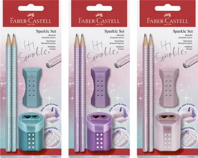 Image de FABER-CASTELL Schreibset Sparkle Cosmic BK+Acc.