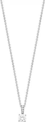 Produktbild von Esprit Jewel Solitaire Glam ESNL92859A420 Damenhalskette Rhodiertes Sterling Silber