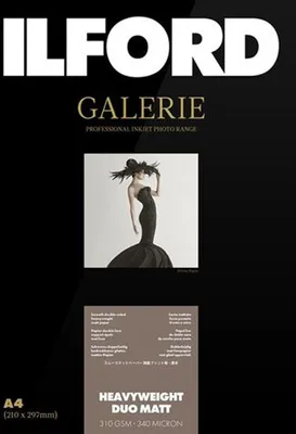Immagine prodotto di Ilford Gallery Duo Matt 13x18 cm 210g/m² 50 fogli di carta fotografica