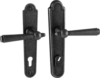 Image de Garniture de sécurité à béquilles KALTENBACH PZ92, zinguée passivée noire