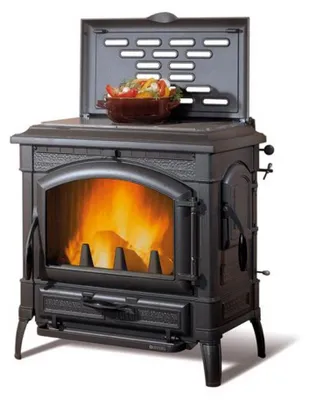 Immagine prodotto di Stufa a legna nera da 11,9kw Nordica extraflame 7119111
