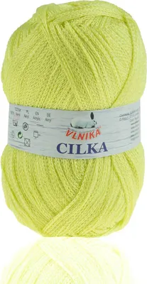 Produktbild von 100g Strickgarn CILKA by VLNIKA Klassikgarn Strickwolle Häkelgarn Sommergarn