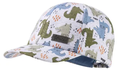 Imagen del producto de Gorra base Sterntaler con diseño de cocodrilo – Gorra de béisbol para niños, confeccionada en punto simple con motivo de cocodrilo