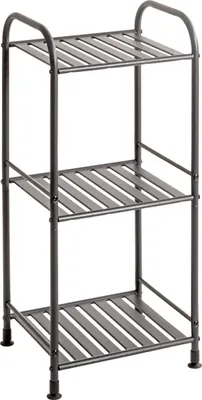 Produktbild von HAKU Regal Badregal anthrazit - Metall, B/H/T: 33x78x28 cm