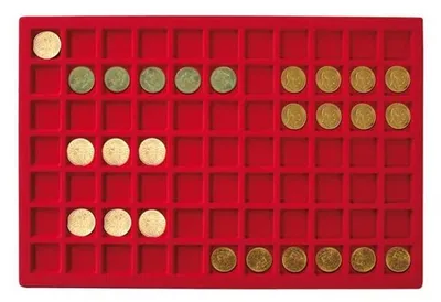 Produktbild von Lindner 2329-77 Tableau für 77 Münzen bis 24 mm Ø
