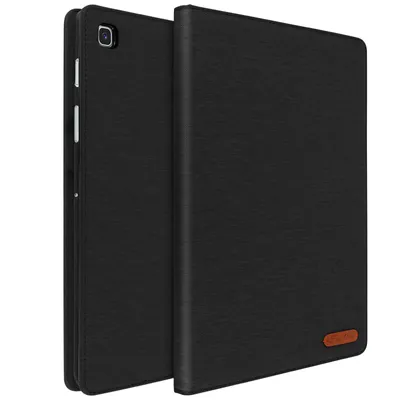 Produktbild von Avizar, Stoffhülle mit Fächern und Standfunktion für Samsung Galaxy Tab S5e, Schwarz