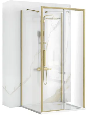 Productafbeelding van Rea Douche Rapid Slide Brush Gold 140x90