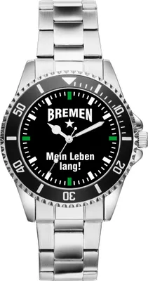 Produktbild von KIESENBERG Herrenuhr Armbanduhr Bremen Geschenk Artikel Idee Fan Analog Quartz 2281