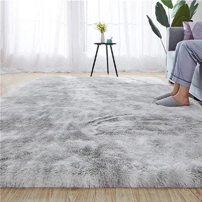 Image de Tapis antidérapant moelleux 150 x 240 cm pour le salon