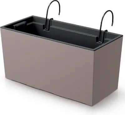Obrázek produktu pro nabbi Plastový balkonový květináč DUC400W 39,5 cm - mocca