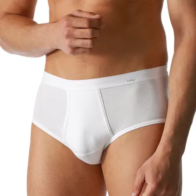 Produktbild von Mey Herren-Slip Noblesse" weiß 5"