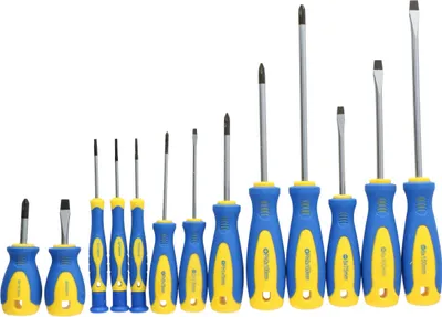 Produktbild von Schraubendreher Set 13-tlg. Magnetisch Schraubenzieher Satz Kreuz Schlitz
