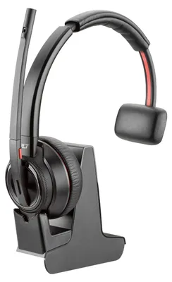 Produktbild von HP Poly Savi 8210 UC DECT 1880-1900 Mhz USB-A-Headset, Kabelgebunden, Anrufe/Musik, 20 - 20000 Hz, 115 g, Kopfhörer, Schwarz
