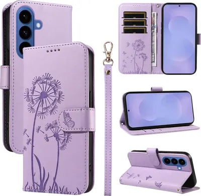 Produktbild von Samsung Galaxy S26 Hülle - Coverup Pusteblume Klapphülle - Lavendel