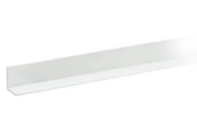 Produktbild von Vormann Winkelprofil 054020100W Kunststoff PVC weiß 20x20x1,5x1000mm