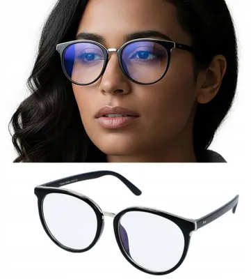Produktbild von PolarZONE Damen Brille ohne Sehstärke Blaulichtfilter DPZK727