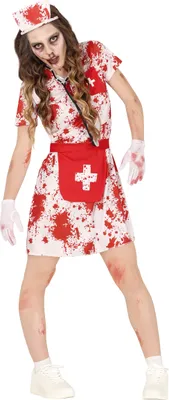 Immagine prodotto di Guirca Costume da infermiera insanguinata 14-16 anni 14-16 anni