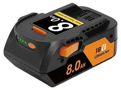 Image de Batterie lithium-ion, capacité 8000 mAh, compatible avec les outils RIDGID, 1 pièce, capacité 8000 mAh