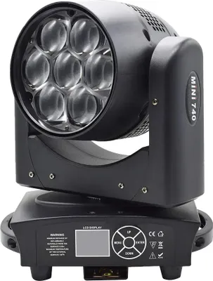 Obrázek produktu pro Pódiový reflektor, 7X40W RGBW, ovládání DMX512, NE351