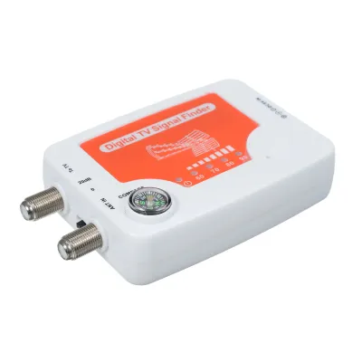 Zdjęcie produktu dla Cyfrowy miernik sygnału telewizyjnego Mini miernik sygnału Cyfrowa antena telewizji naziemnej Miernik siły sygnału Odbiornik Miernik siły sygnału z kompasem