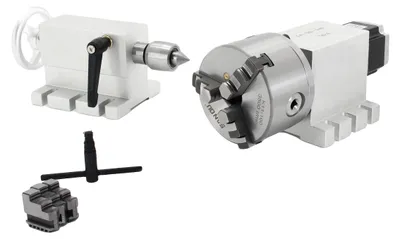 Zdjęcie produktu dla Oś obrotowa, przekładnia harmoniczna bez szczelin, kompatybilność z CNC, K11-100 mm, 3 szczęki, 50:1