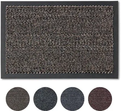 Produktbild von Antislip deurmat 60x80 cm für Innen - schnell trocknende deurmat - braune deurmat - einfache deurmat