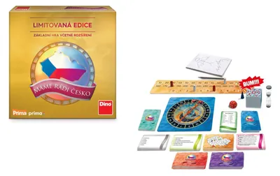 Image de Nous aimons la République tchèque – Édition limitée : jeu de société familial dans une boîte de 24 x 24 x 6 cm