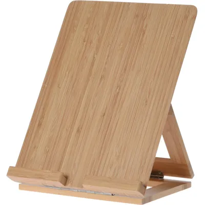 Produktbild von Verstellbarer Tablet-Halter aus Bambus für Arbeit und Studium