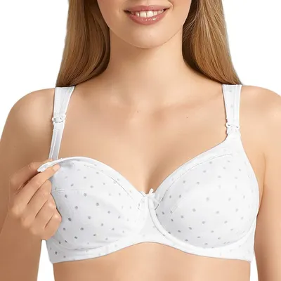 Productafbeelding van Anita Maternity, dames bh met beugels, zwangerschaps- en voedingsbh, model Miss Baumwolle, maat 110F