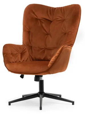 Obrázek produktu pro Otočné křeslo COLBY - měděné / černé