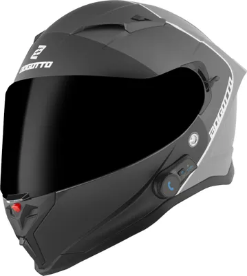 Produktbild von Bogotto H153 BT SPN Bluetooth Helm, schwarz matt/grau, XL
