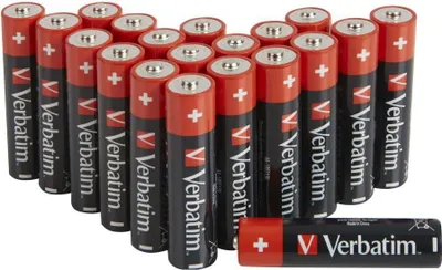 Obrázek produktu pro Verbatim ALKALINOV BATERIE AA 20 PACK (HANGCARD))
