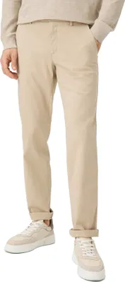 Produktbild von Beige Eurex Hose Flatfront normale Passform