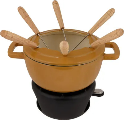 Produktbild von Cosy & Trendy Fondue-Set Fontestic Gusseisen Amber Gold - Ø 18 cm