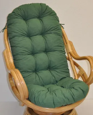 Produktbild von Polster für Schaukelstuhl , Ersatzpolster Schaukelstuhl / Drehsessel L 135 cm , Colore verde scuro (dunkelgrün)
