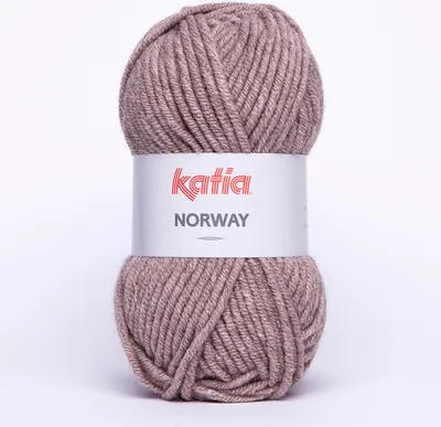 Produktbild von NORWAY von Katia, Polyacryl-/Wollmischgarn in beige (10), ca. 100m/100g